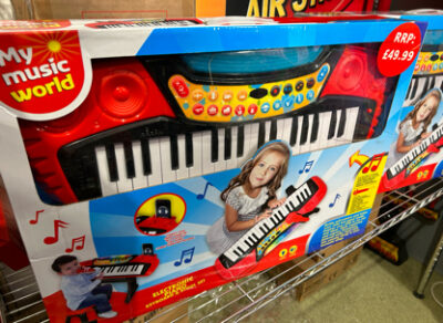 Electronic Piano with Stool