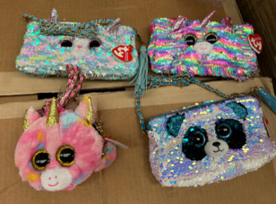 **FLASH SALE - TY Sequin & Plush Bags/Purse (Asstd)**